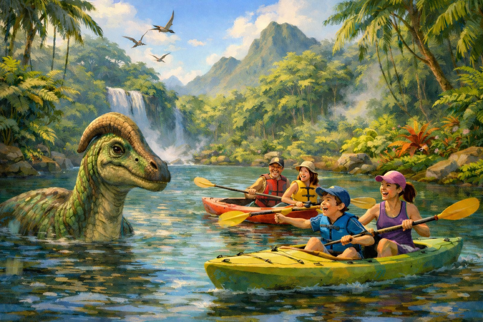 Cretaceous Cruise Rendering