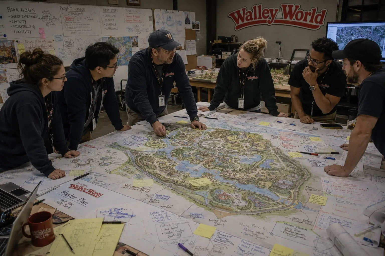 Walley World Concept Team Meeting