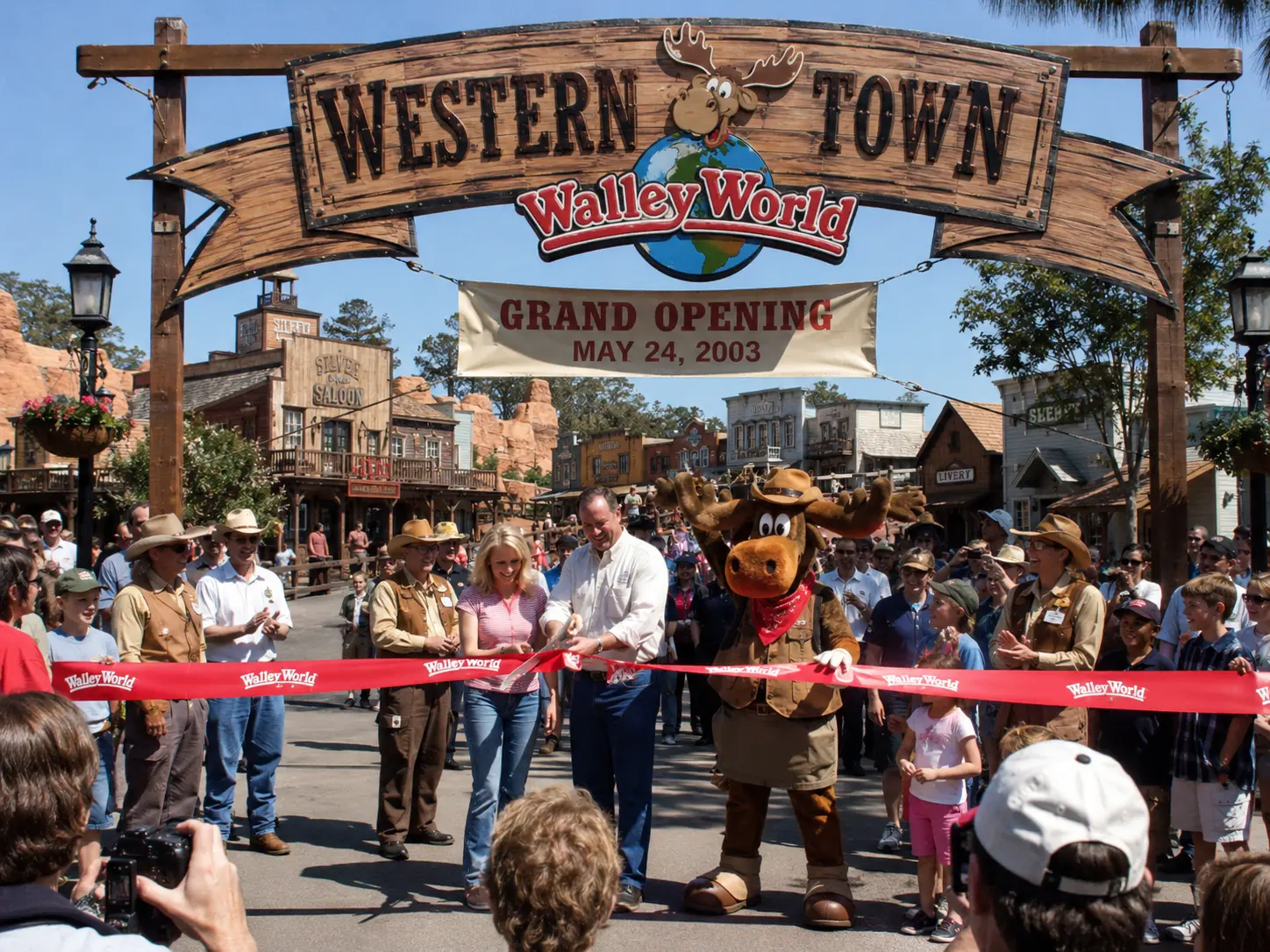 Western Town at Walley World
