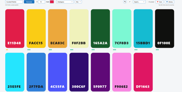 Palette Picker Desktop App Interface